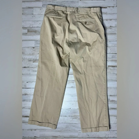 Orvis Pants Men's 36x29 Tan Trim Fit Cotton Dress Comfort - Picture 9 of 11